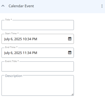 calendar event